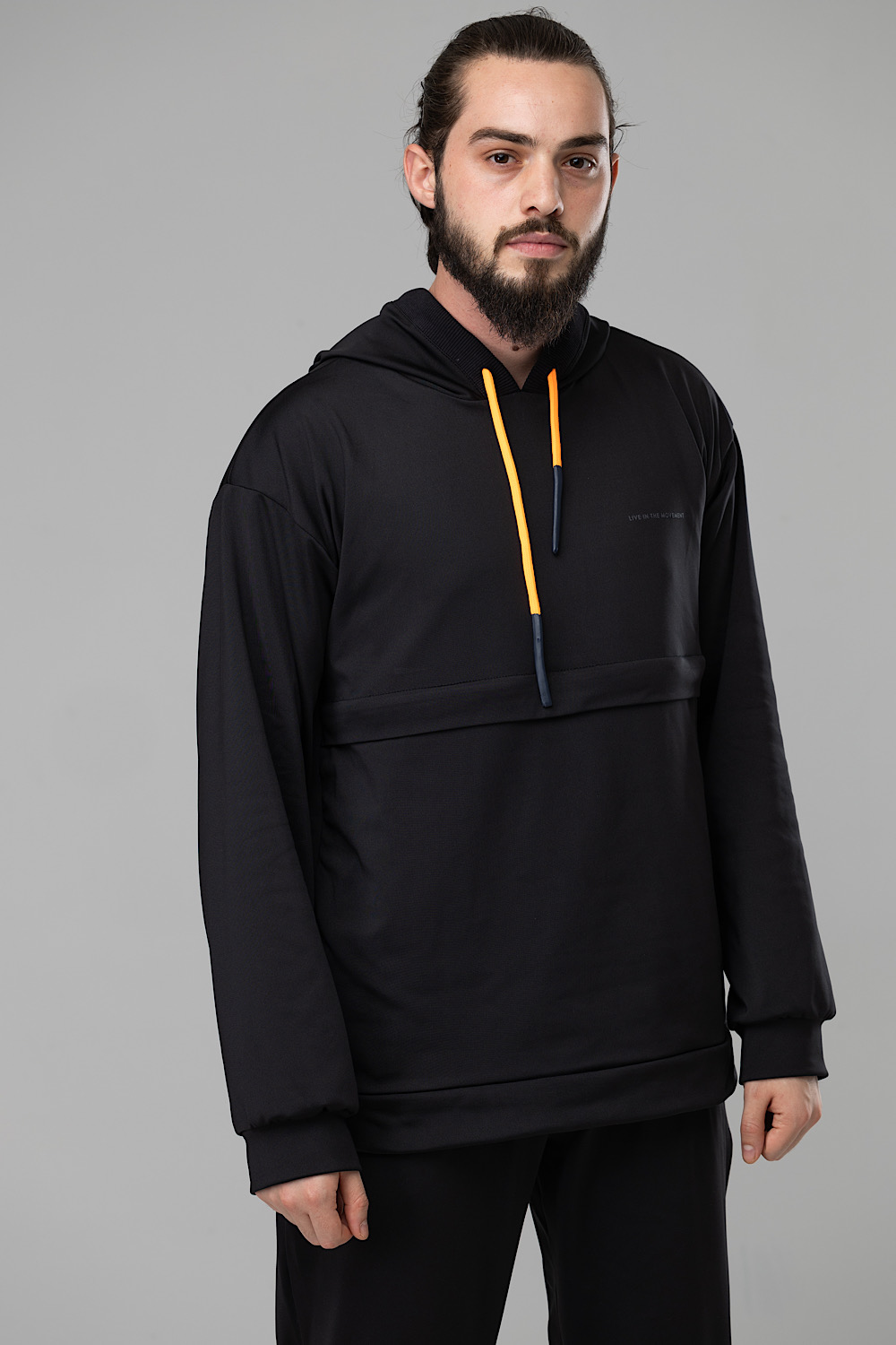 Hoodie Thermo with horizontal zipper
